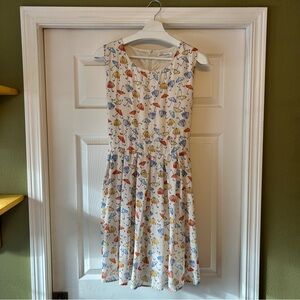 LA Soul wear with style umbrella print cream dress size XL novelty